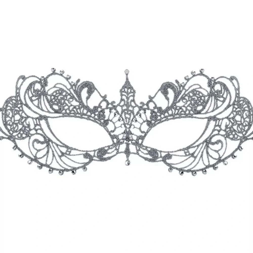 FIFTY SHADES DARKER ANASTASIA MASK-SILVER - Picture 4 of 6
